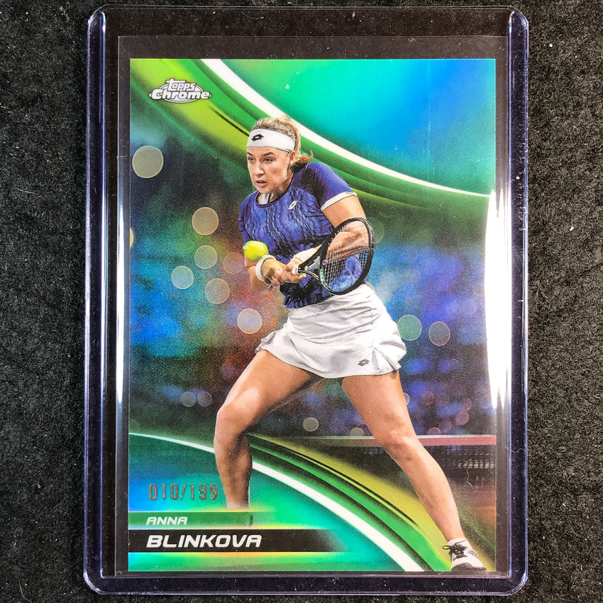2025 Topps Chrome Tennis ANNA BLINKOVA Aqua /199 #112