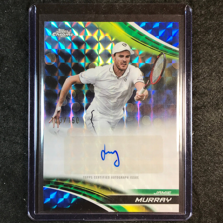 2025 Topps Chrome Tennis JAMIE MURRAY Auto Geometric Blue 123/150