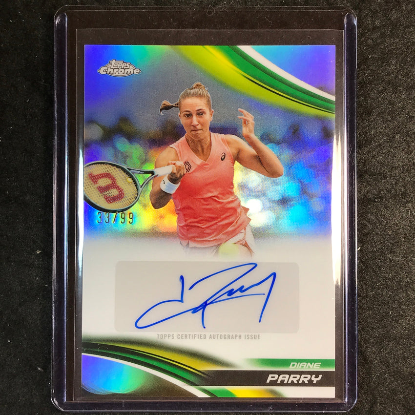2025 Topps Chrome Tennis DIANE PARRY Refractor Auto 33/99