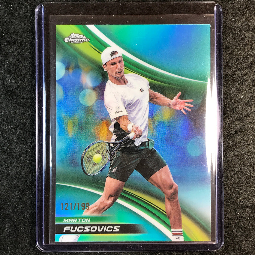 2025 Topps Chrome Tennis MARTON FUCSOVICS Aqua /199 #115