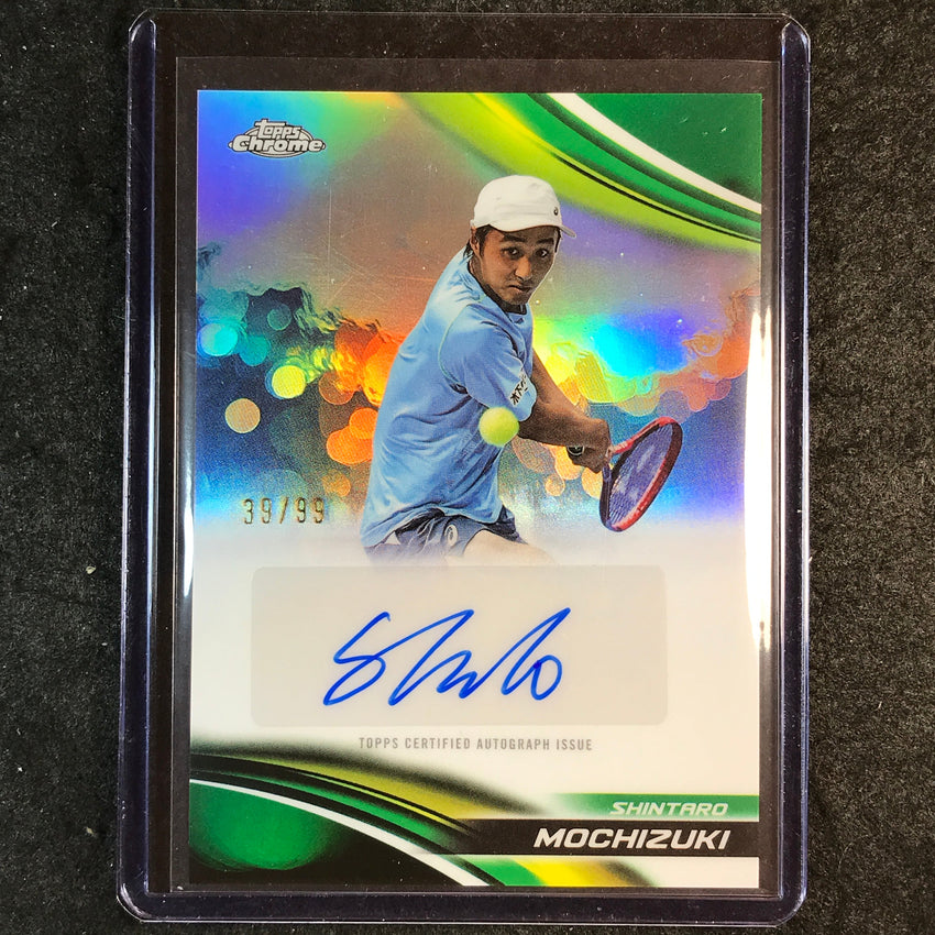 2025 Topps Chrome Tennis SHINTARO MOCHIZUKI Auto Green 39/99