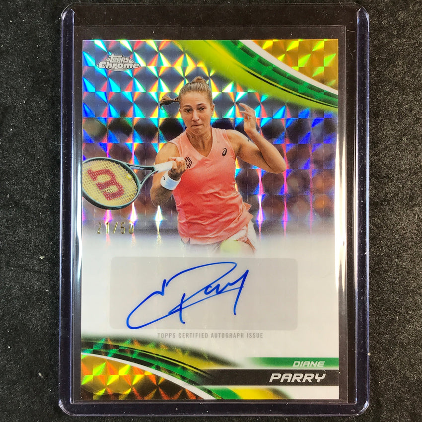 2025 Topps Chrome Tennis DIANE PARRY Auto Gold Geometric 21/50