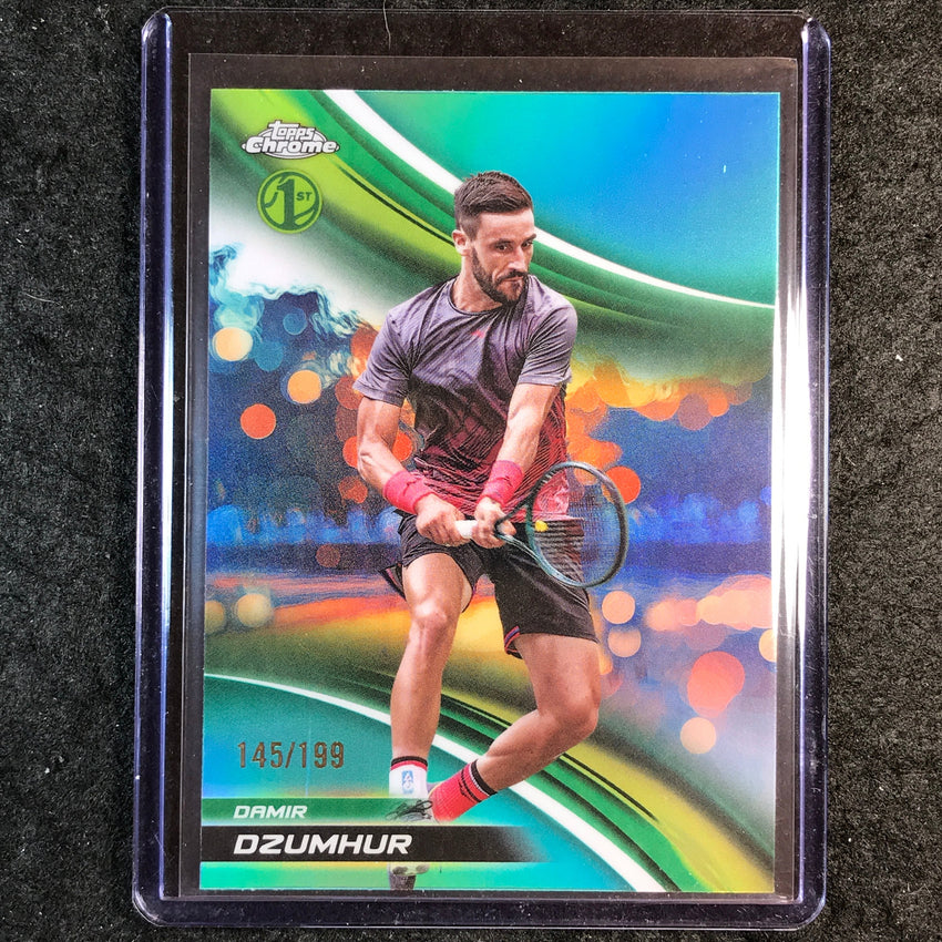 2025 Topps Chrome Tennis DAMIR DZUMHUR 1st Aqua /199 #131