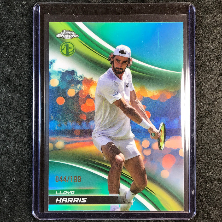 2025 Topps Chrome Tennis LLOYD HARRIS 1st Aqua /199 #153