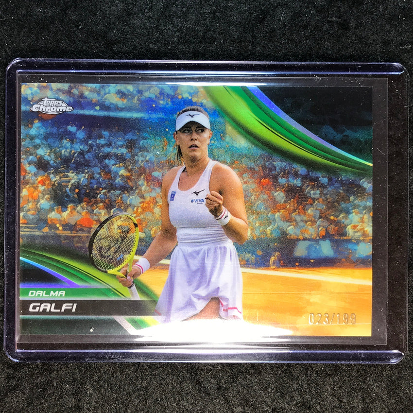 2025 Topps Chrome Tennis DALMA GALFI Aqua /199 #155