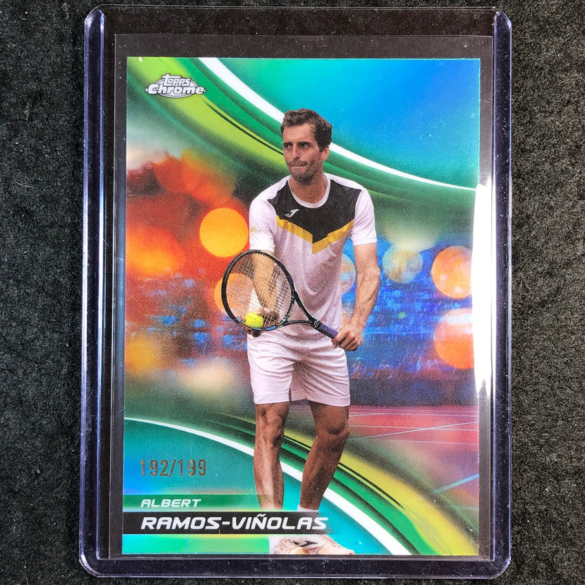 2025 Topps Chrome Tennis ALBERT RAMOS-VINOLAS Aqua /199 #161