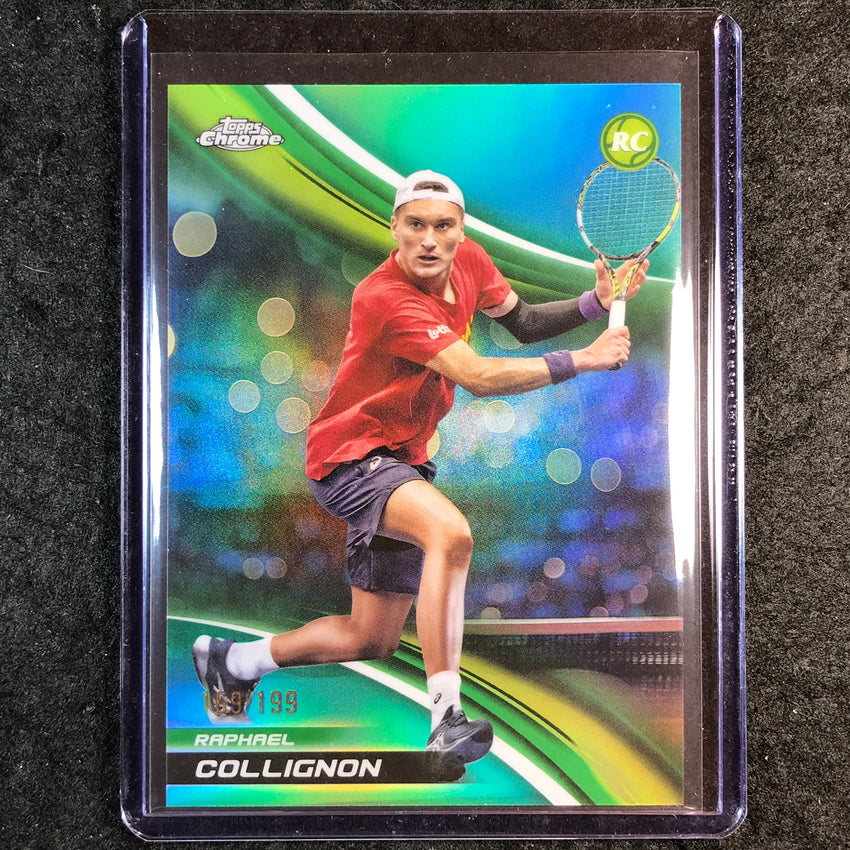2025 Topps Chrome Tennis RAPHAEL COLLIGNON Rookie Aqua /199 #189