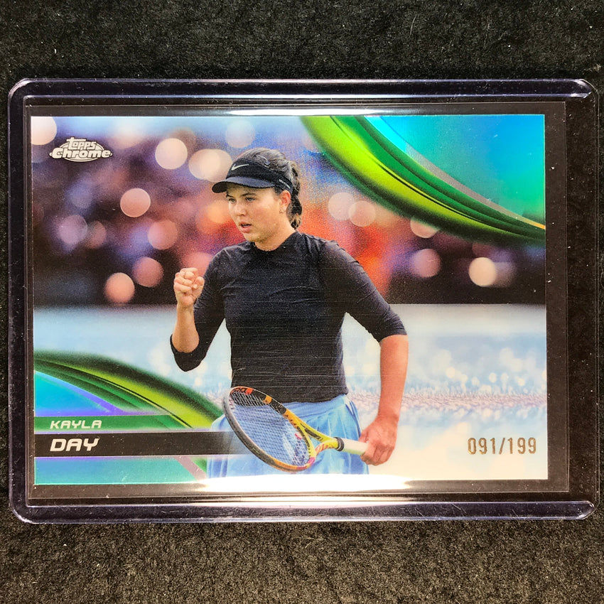 2025 Topps Chrome Tennis KAYLA DAY Aqua /199 #198