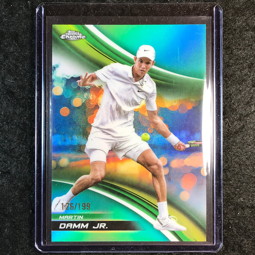 2025 Topps Chrome Tennis MARTIN DAMM JR. Aqua /199 #209
