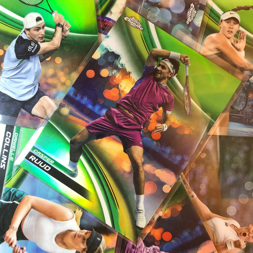 2025 Topps Chrome Tennis LIN ZHU Lime Green #129