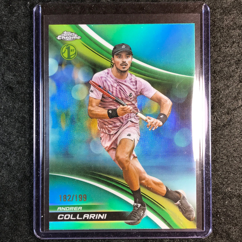 2025 Topps Chrome Tennis ANDREA COLLARINI 1st Aqua /199 #270