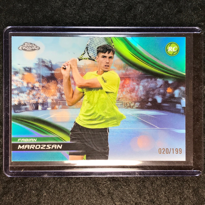 2025 Topps Chrome Tennis FABIAN MAROZSAN Rookie Aqua /199 #283