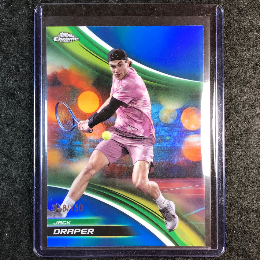 2025 Topps Chrome Tennis JACK DRAPER Blue /150 #28