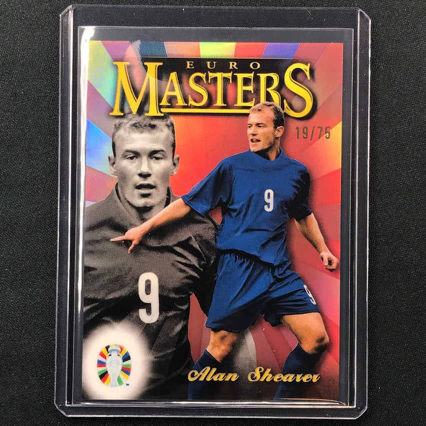 2023 Topps Finest Road To Uefa Alan Shearer Euro Masters Rose Gold 19/75