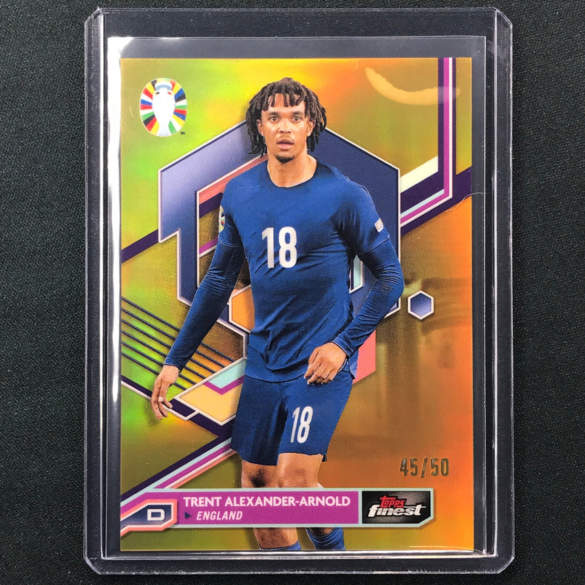 2023 Topps Finest Road To Uefa Trent Alexander-arnold Base Gold 45/50