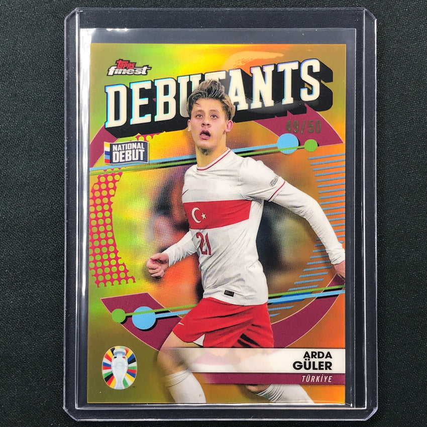 2023 Topps Finest Road To Uefa Arda Guler Base Gold 49/50