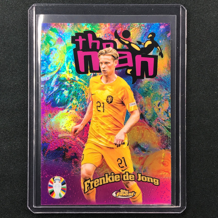 2023 Topps Finest Road To Uefa Frenkie De Jong The Man Base Sp #Fd