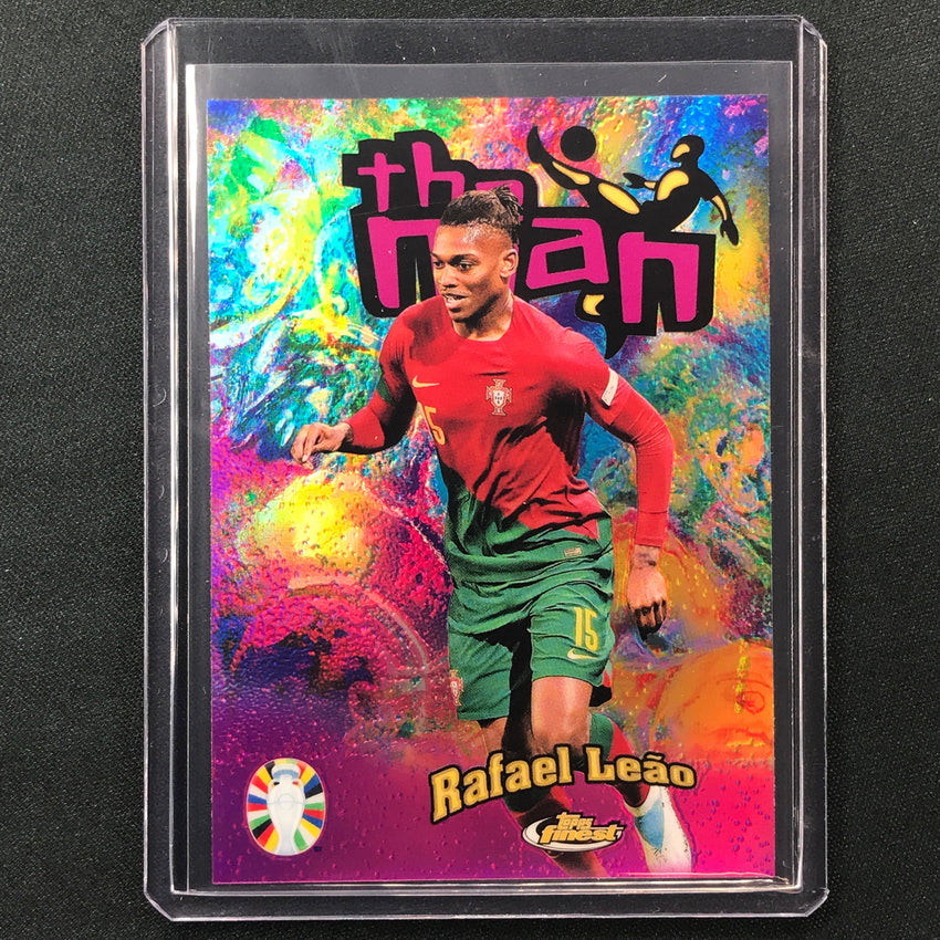 2023 Topps Finest Road To Uefa Rafael Leao The Man Base Sp #Rl