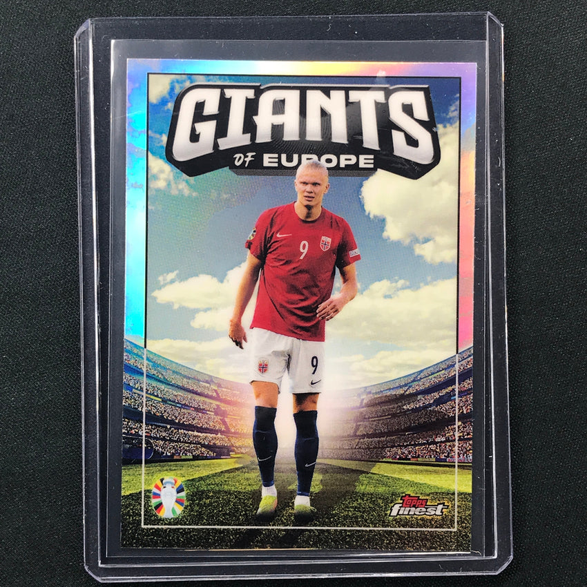 2023 Topps Finest Road To Uefa Erling Haaland Giants Of Europe Sp #Eh
