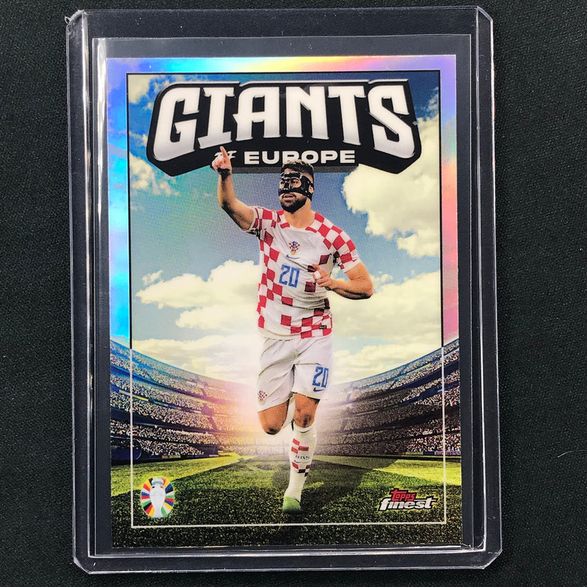 2023 Topps Finest Road To Uefa Josko Gvardiol Giants Of Europe Sp No Jg