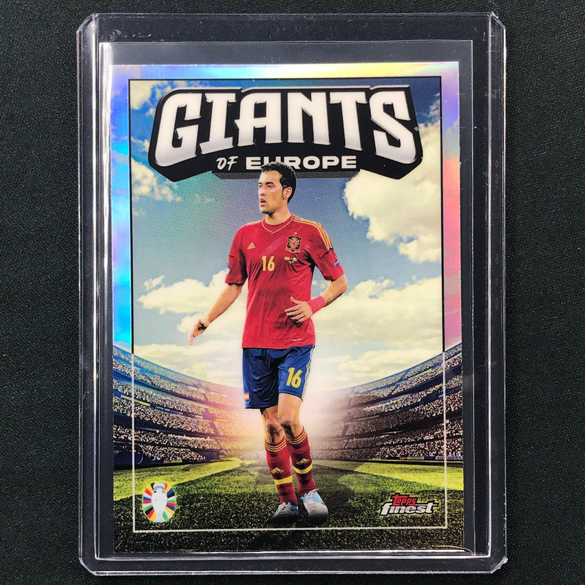 2023 Topps Finest Road To Uefa Sergio Busquets Giants Of Europe Sp #Sb