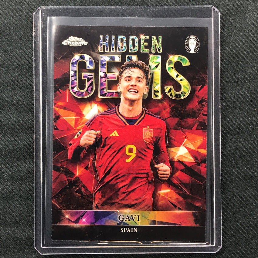 2023 Topps Finest Road To Uefa Gavi Hidden Gems Ssp No 2