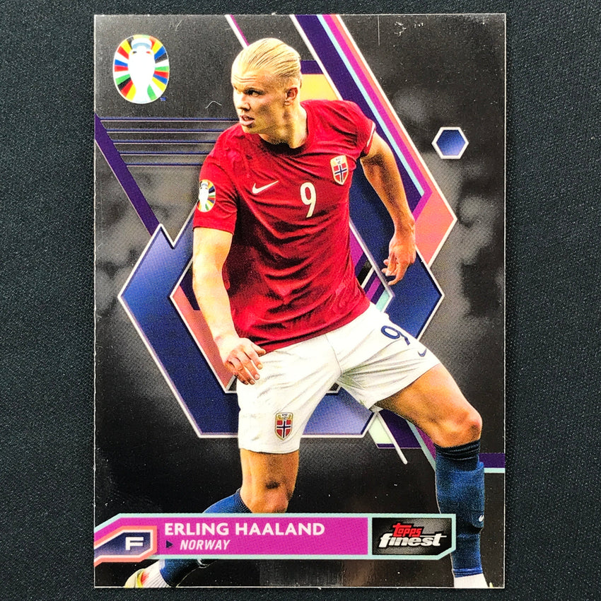 2023 Topps Finest Road To Uefa Erling Haaland Base #55