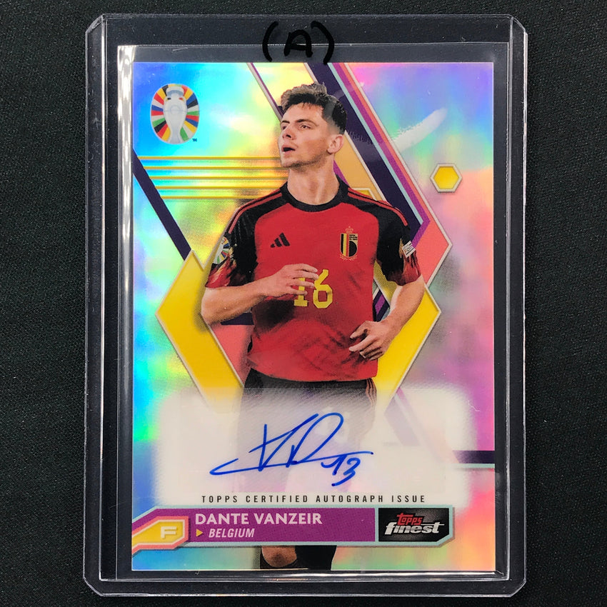 2023 Topps Finest Road to UEFA DANTE VANZEIR Base Auto #DV (A)