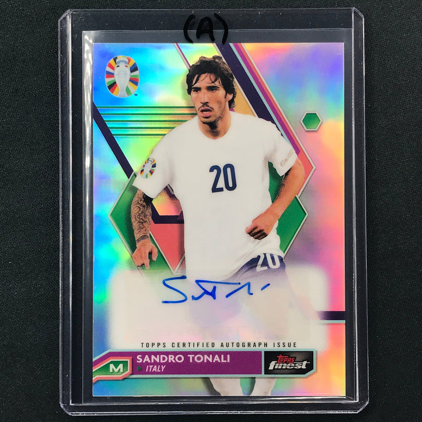 2023 Topps Finest Road to UEFA SANDRO TONALI Base Auto #ST (A)