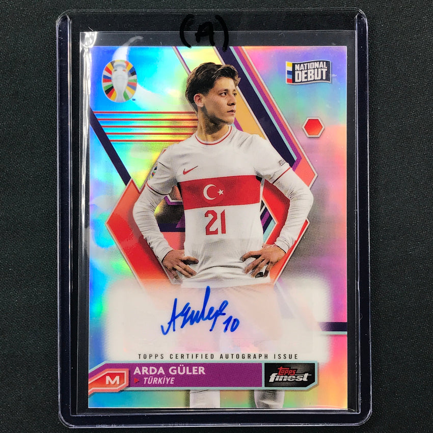 2023 Topps Finest Road To Uefa Arda Guler Base Auto No Ag A