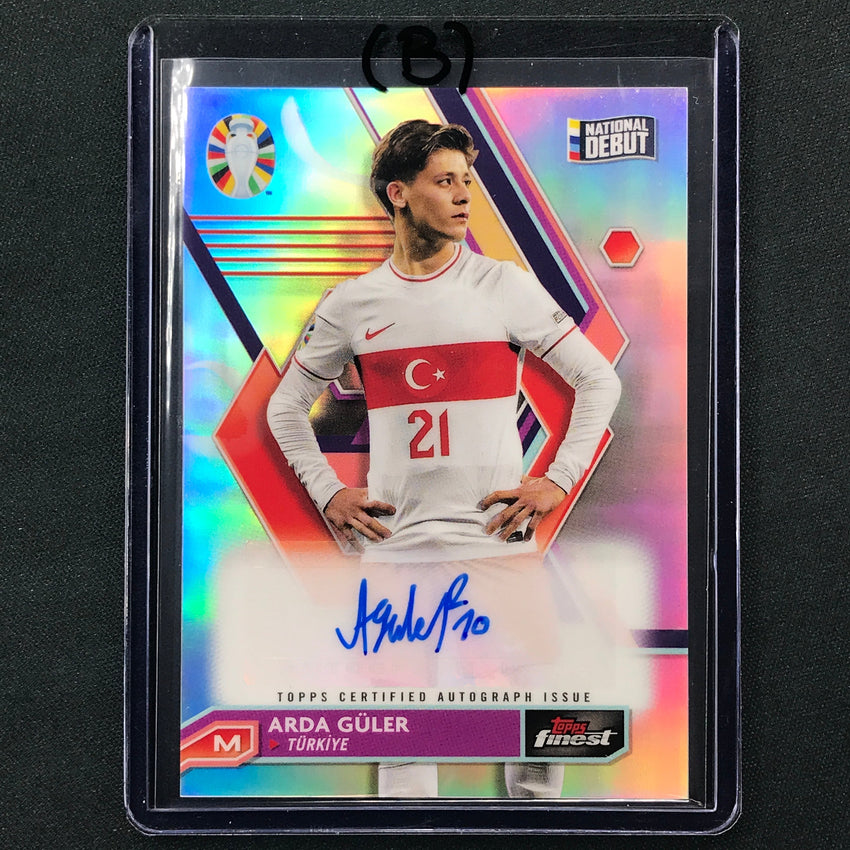 2023 Topps Finest Road To Uefa Arda Guler Base Auto No Ag B