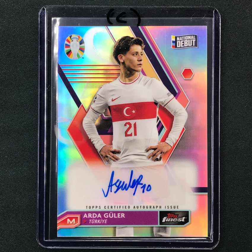 2023 Topps Finest Road To Uefa Arda Guler Base Auto No Ag C