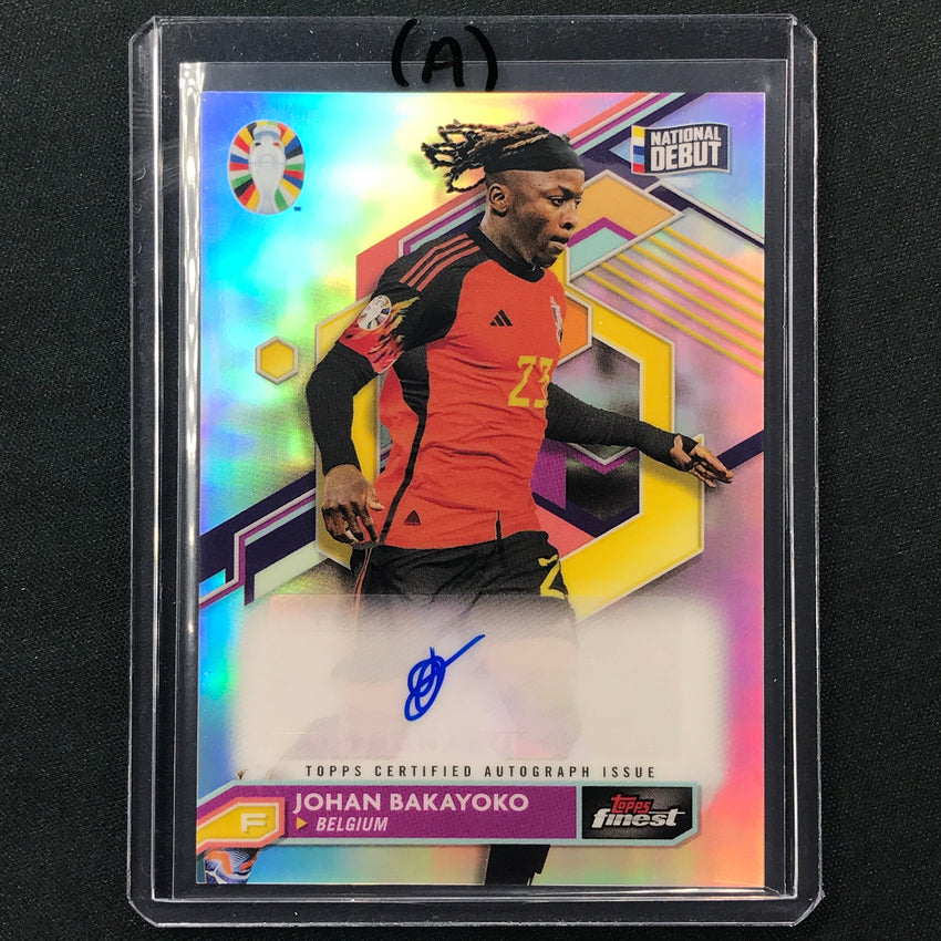 2023 Topps Finest Road To Uefa Johan Bakayoko Base Auto No Ba A