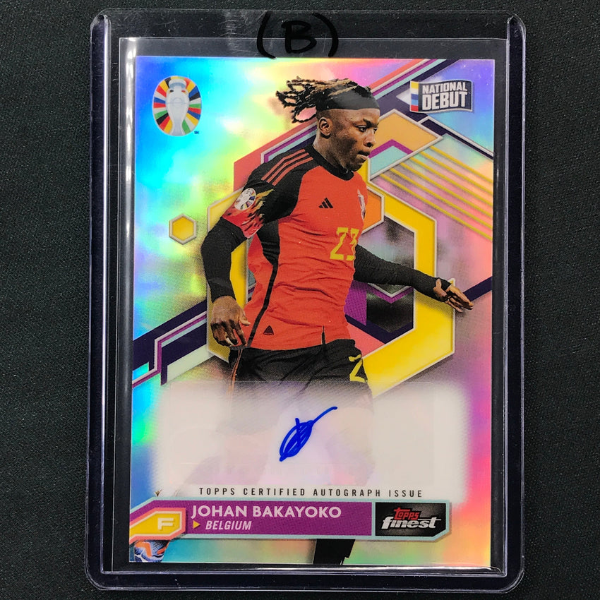 2023 Topps Finest Road To Uefa Johan Bakayoko Base Auto No Ba B