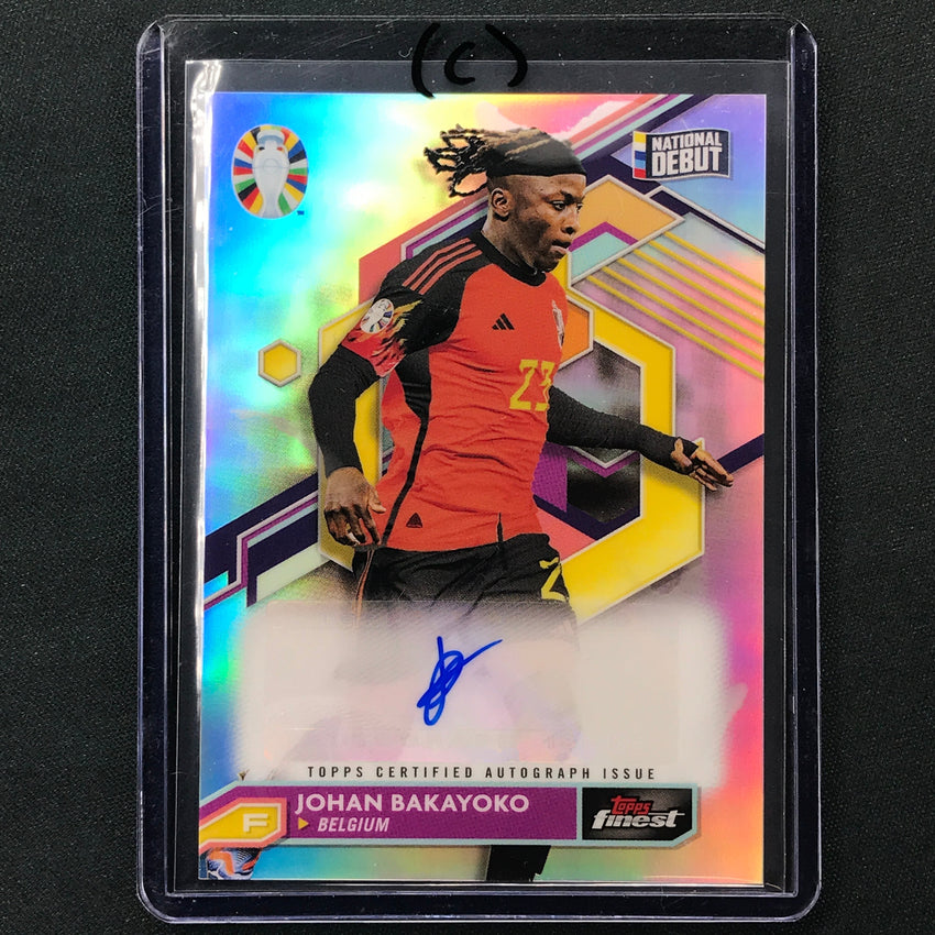 2023 Topps Finest Road To Uefa Johan Bakayoko Base Auto No Ba C