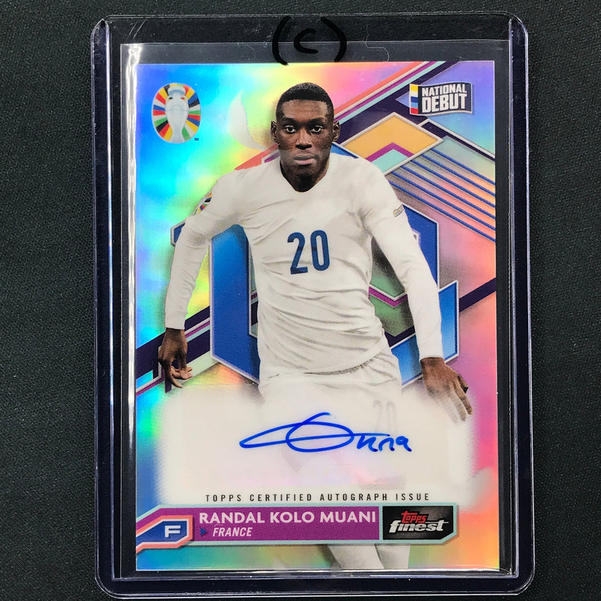 2023 Topps Finest Road to UEFA RANDAL KOLO MUANI Base Auto #KM (C)