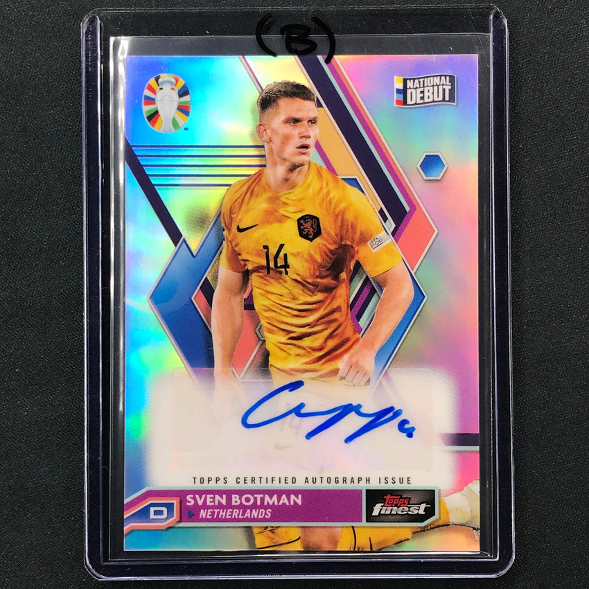 2023 Topps Finest Road to UEFA SVEN BOTMAN Base Auto #SB (B)