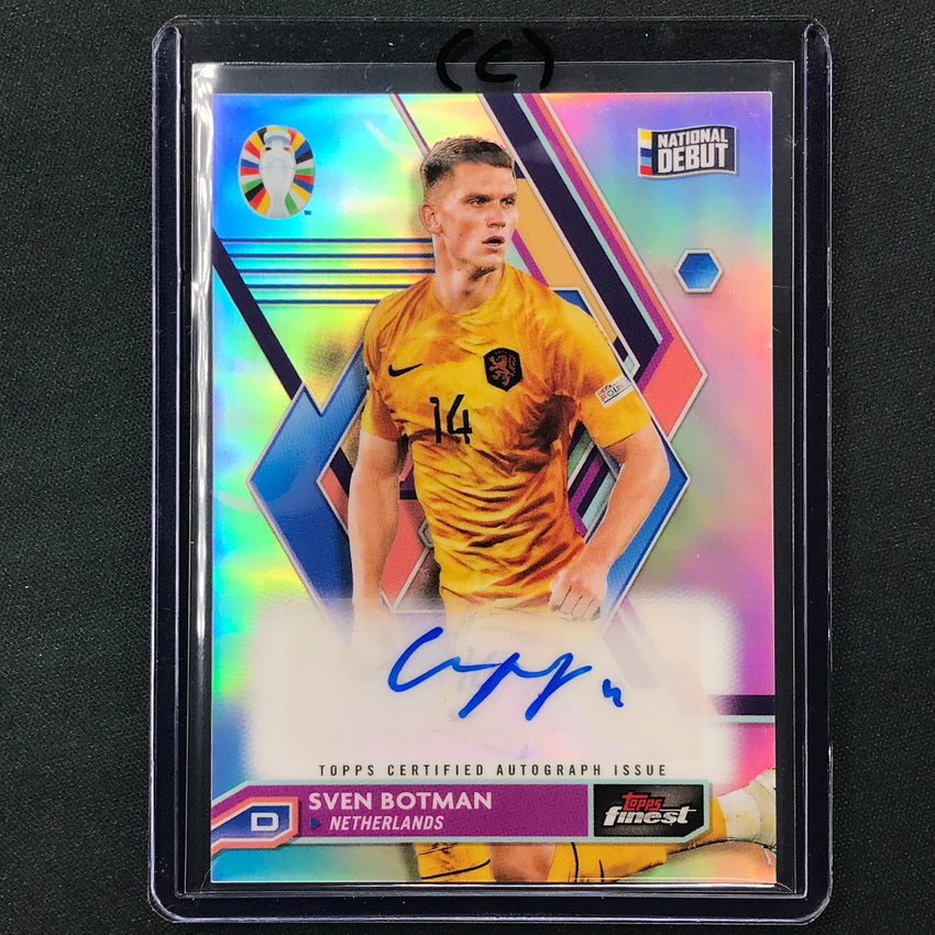 2023 Topps Finest Road to UEFA SVEN BOTMAN Base Auto #SB (C)