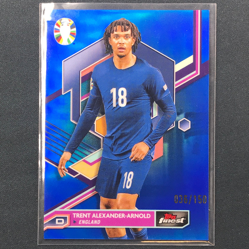 2023 Topps Finest Road To Uefa Trent Alexander-arnold Base Blue 36/150