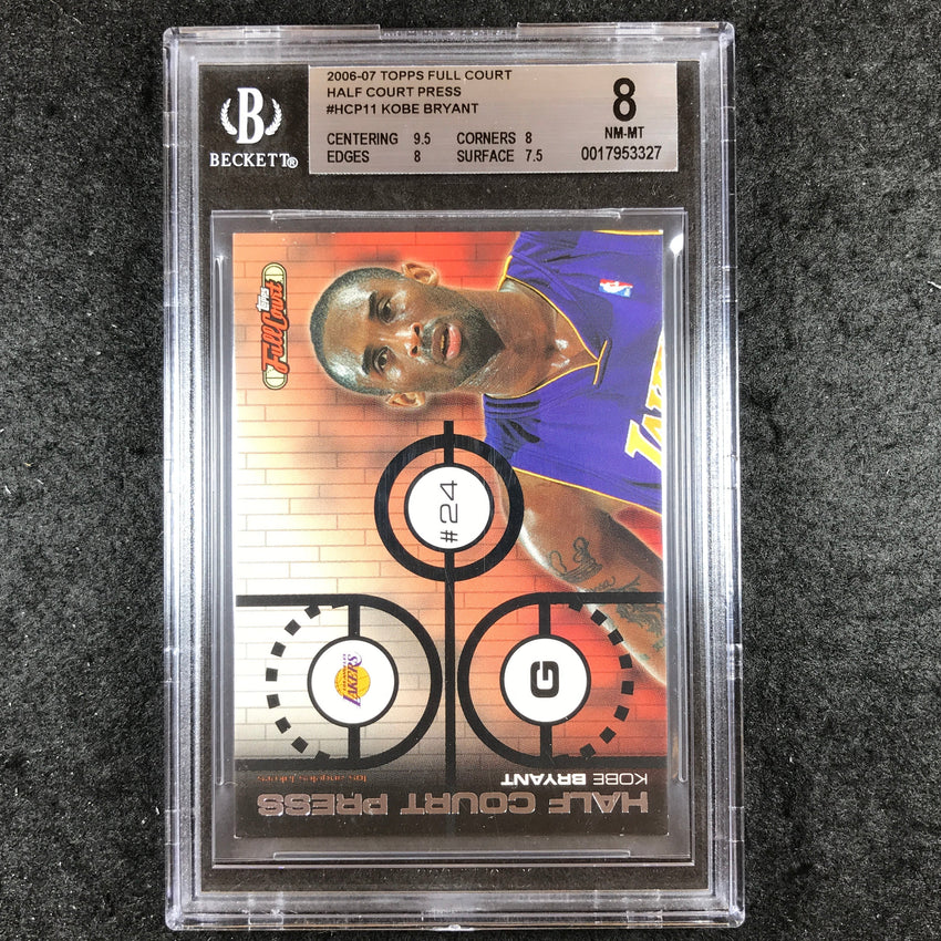 2006-07 Topps Full Court KOBE BRYANT Half Court Press 595/999 #11 BGS 8 (327)