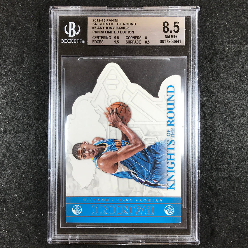 2012-13 Panini ANTHONY DAVIS Knights of the Round Rookie #7 BGS 8.5 (841)