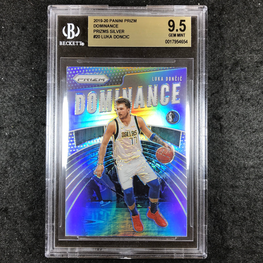 2019-20 Prizm LUKA DONCIC Dominance Silver #20 BGS 9.5 (654)