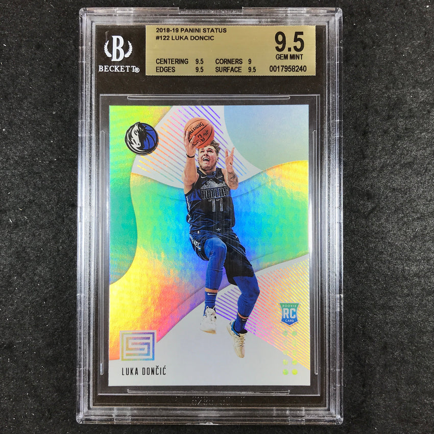 2018-19 Status LUKA DONCIC Rookie #122 BGS 9.5 (240)