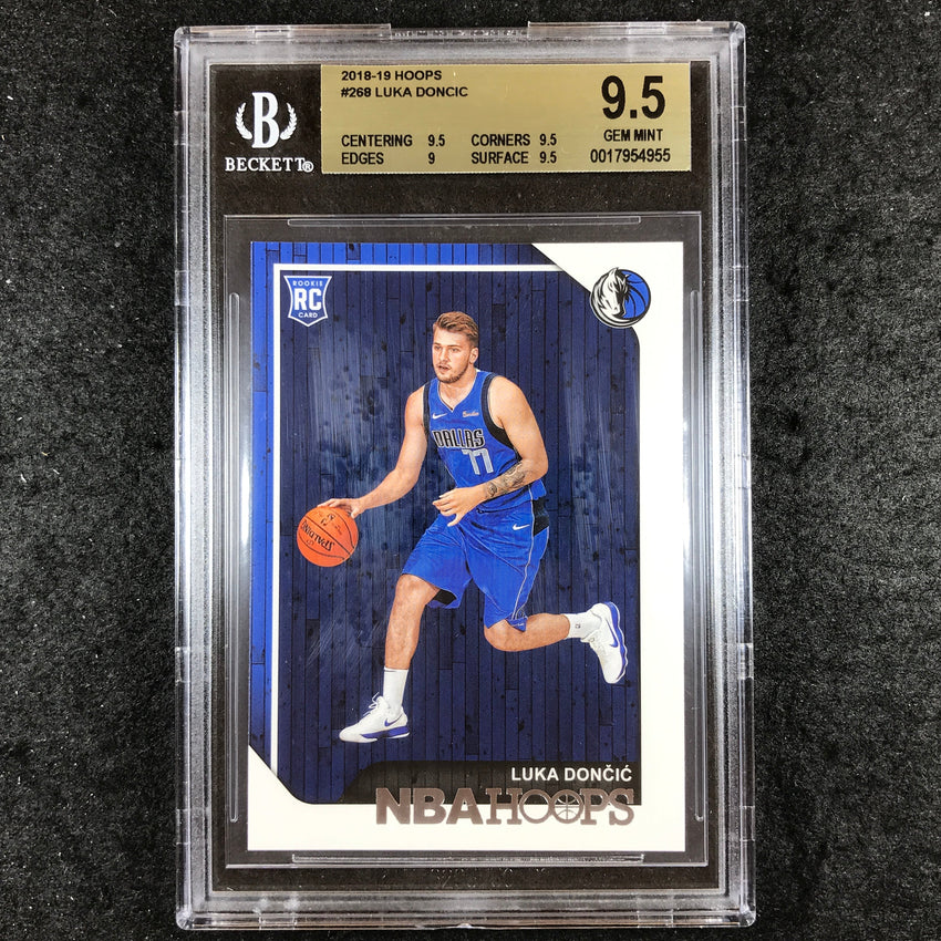 2018-19 Hoops LUKA DONCIC Rookie #268 BGS 9.5 (955)