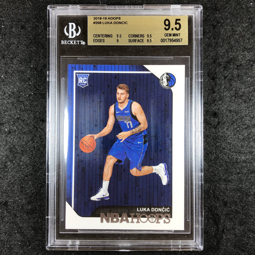 2018-19 Hoops LUKA DONCIC Rookie #268 BGS 9.5 (957)