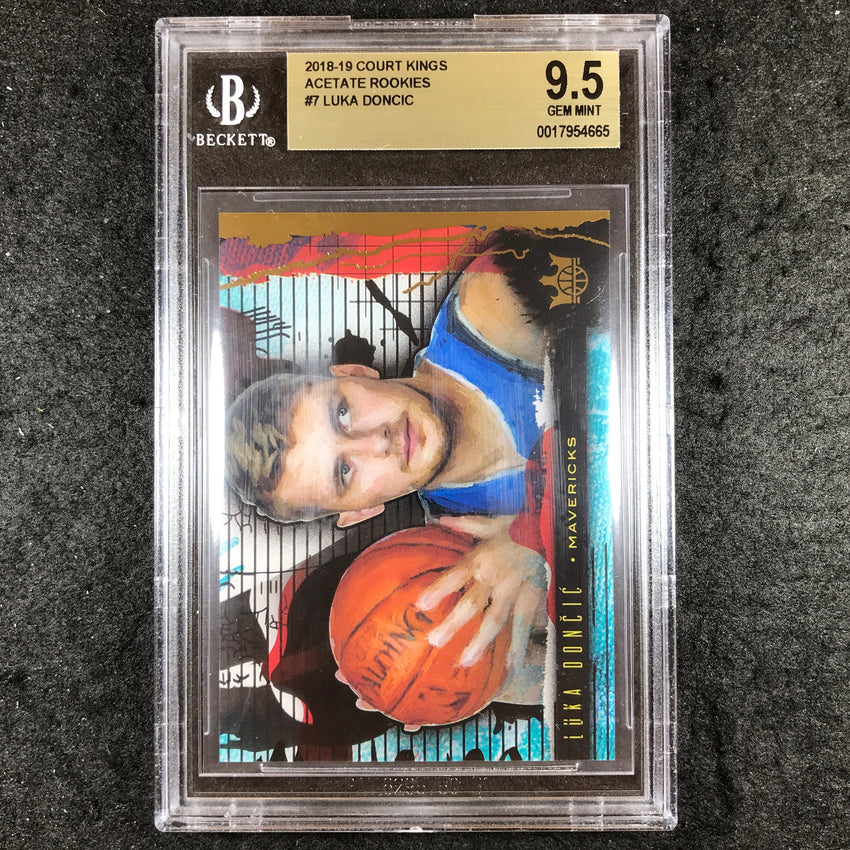 2018-19 Court Kings LUKA DONCIC Acetate Rookies #7 BGS 9.5 (665)