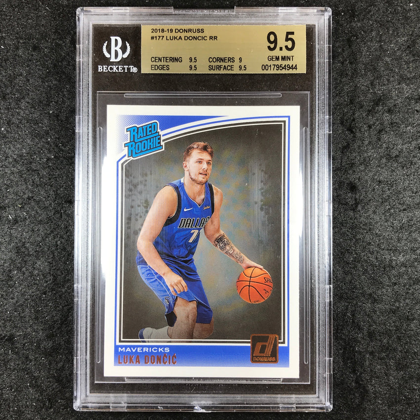 2018-19 Donruss LUKA DONCIC Rated Rookie #177 BGS 9.5 (944)