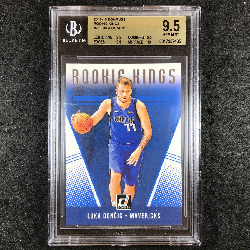 2018-19 Donruss LUKA DONCIC Rookie Kings #20 BGS 9.5 (435)