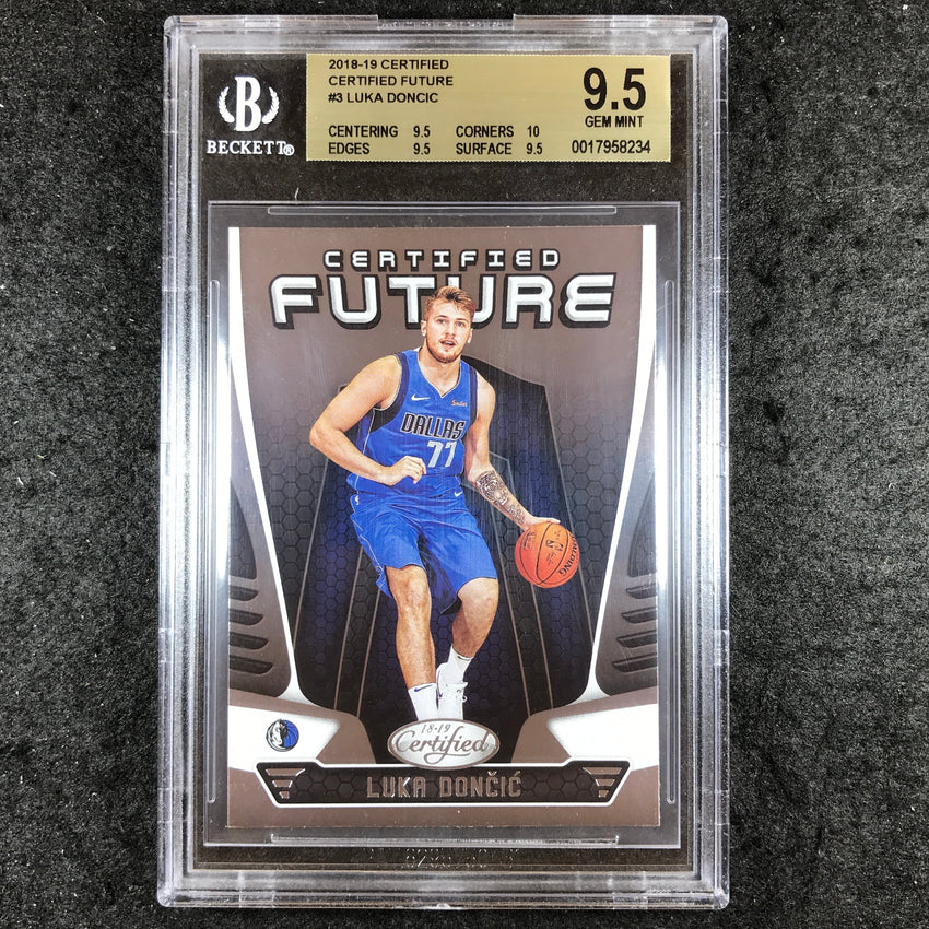 2018-19 Certified LUKA DONCIC Certified Future Rookie #3 BGS 9.5 (234)