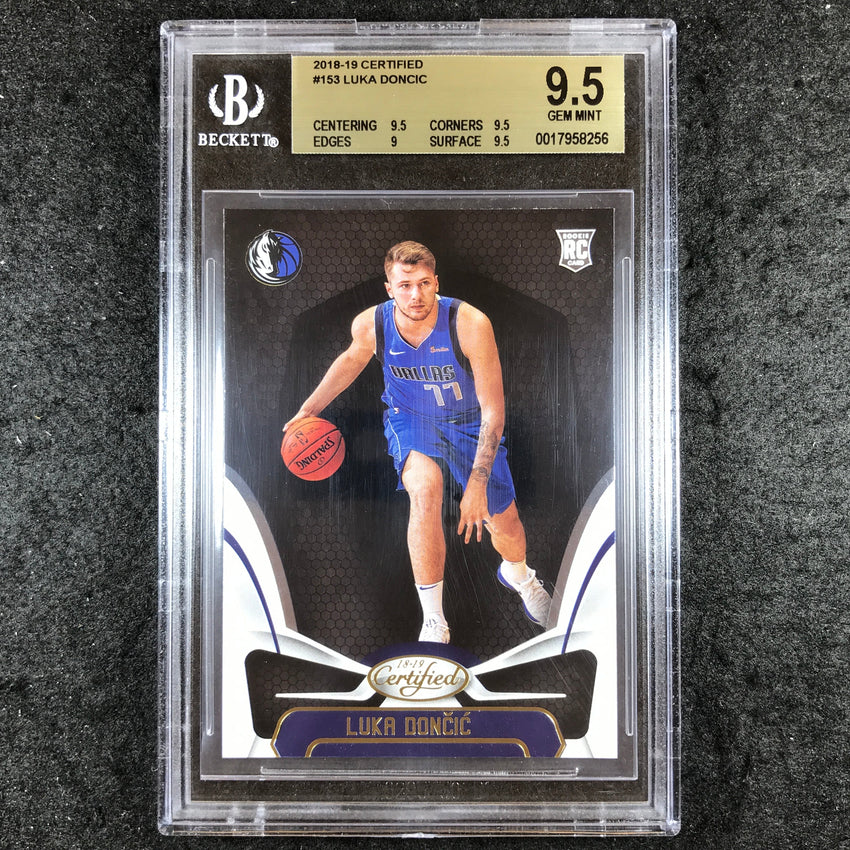 2018-19 Certified LUKA DONCIC Rookie Base #153 BGS 9.5 (256)